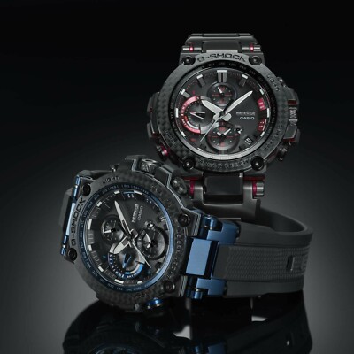 Pre-owned G-shock Casio  Mtg-b1000xb-1ajf [mt-g Carbon Bezel Bluetooth]