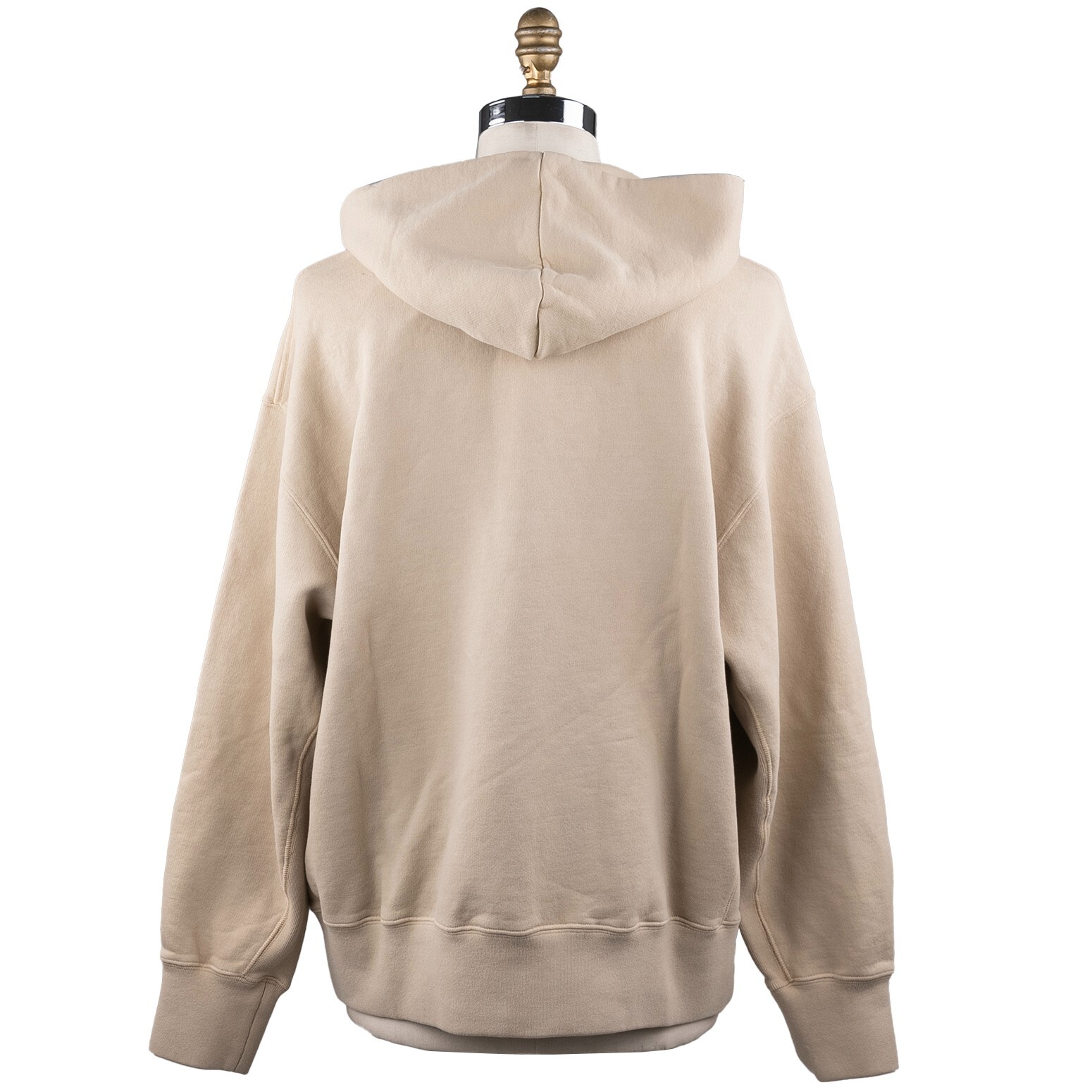Pre-owned Kanye West Oversize Sweater Hoodie Season 4 100% Cotton Size M Kwmx36 In Beige
