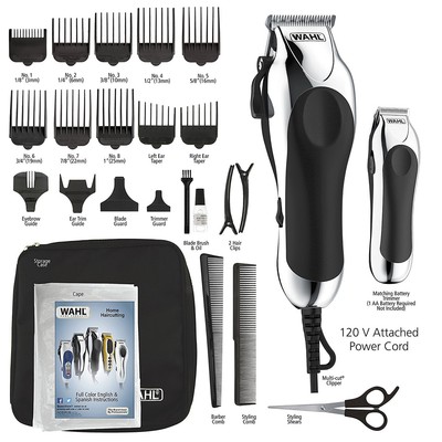Wahl Pro Hair Cutting Kit Professional Barber Machine Clipper Haircut...