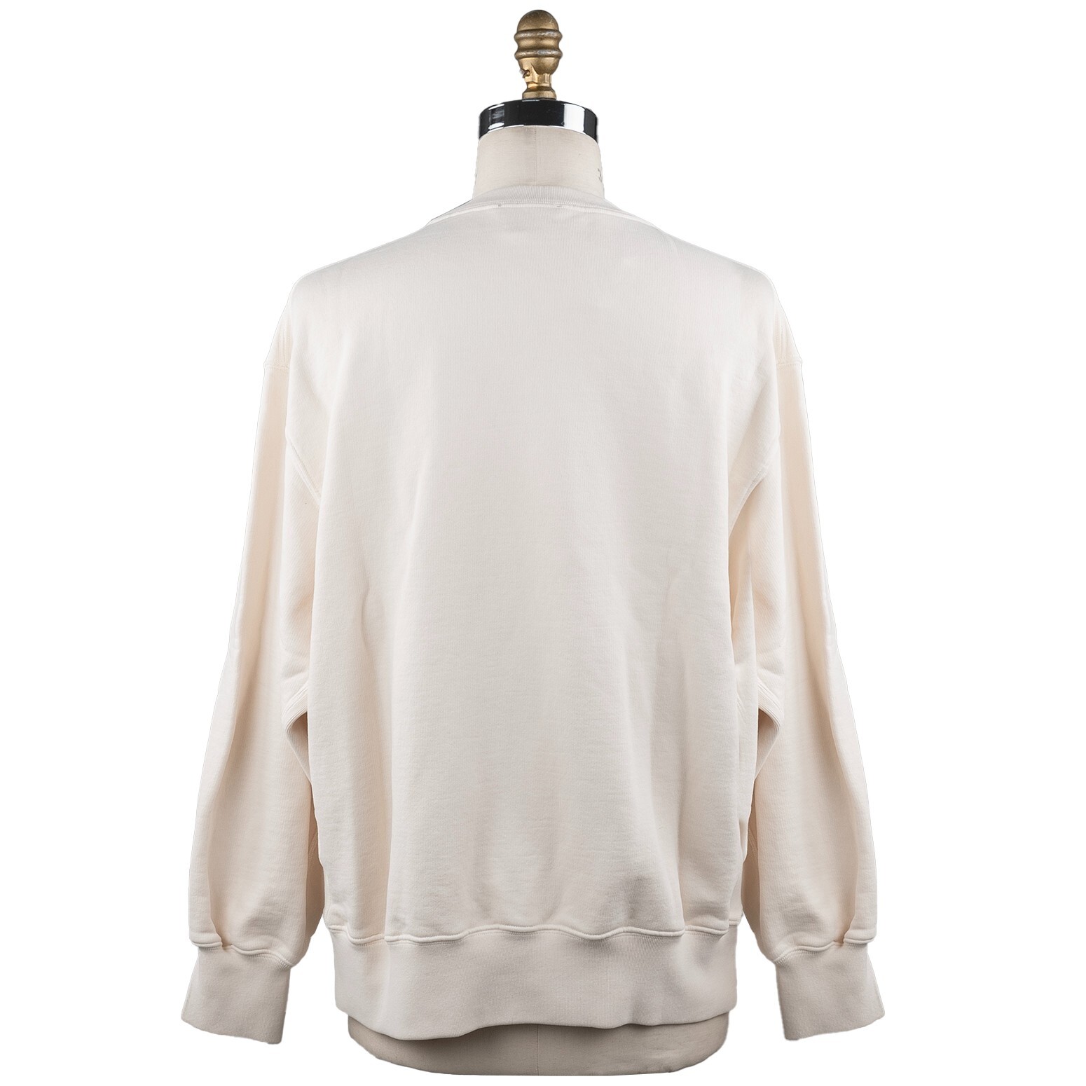 Pre-owned Kanye West Oversize Sweater Crewneck Season 4 100% Cotton Size M Kwmx40 In Beige