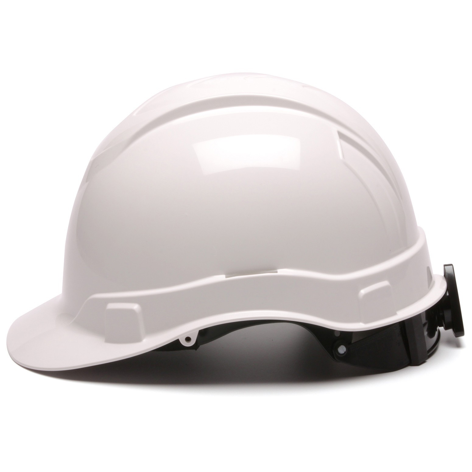 Pyramex Cap Style Hard Hat With 6 Point Ratchet Suspension White