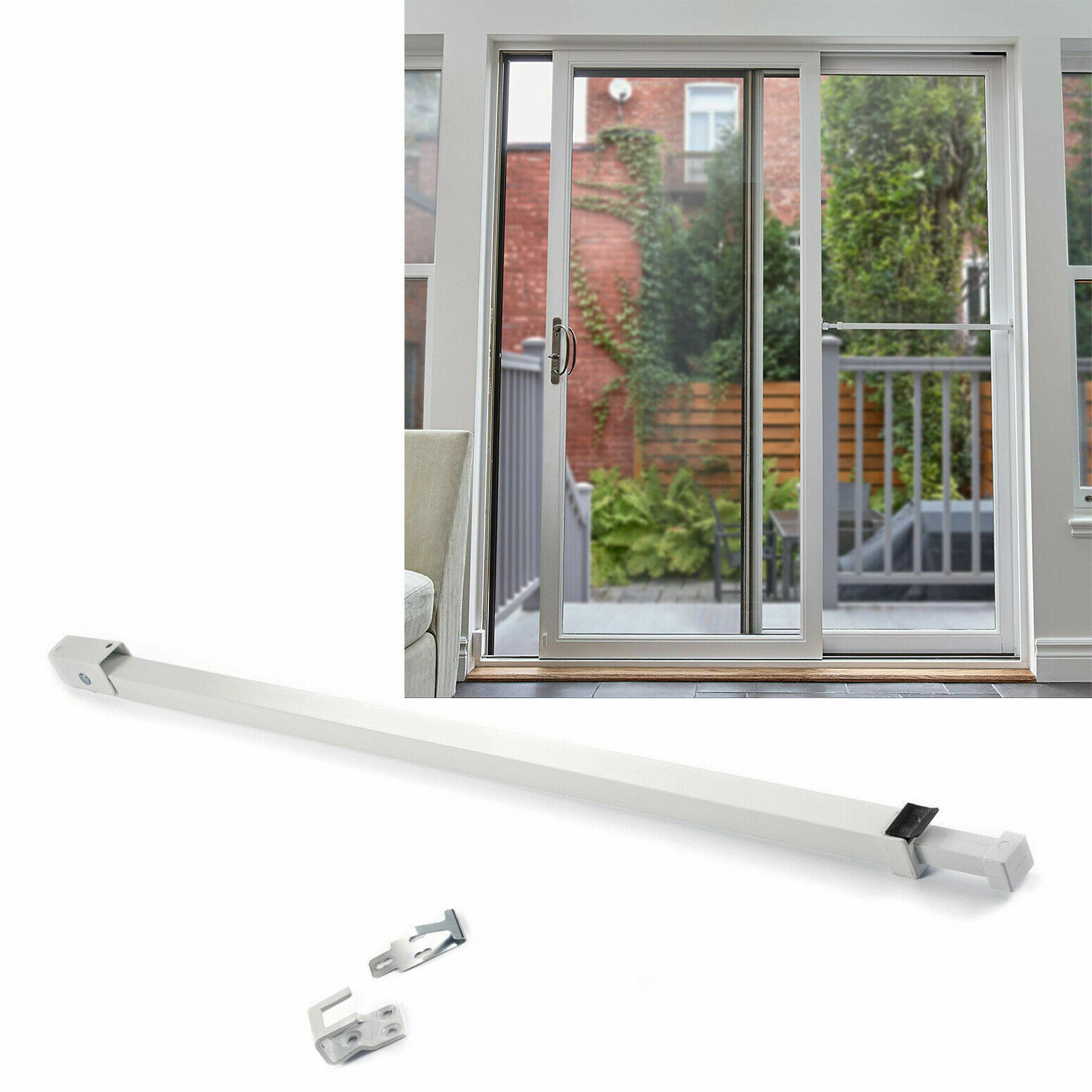 Door Accessories White Patio Door Stop Door Accessories