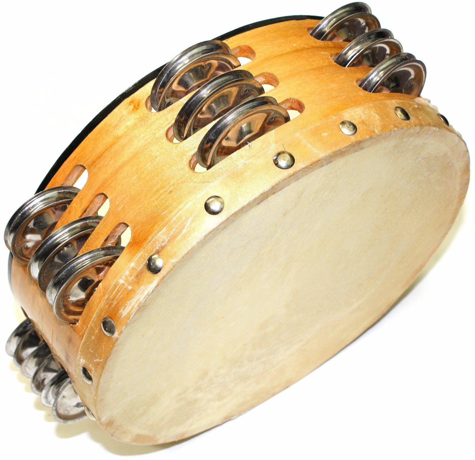 7” Belenou - EMOSYON TAMBOURINE A 7-inch Portable Kids' Musical Tambourine, Beginner Round