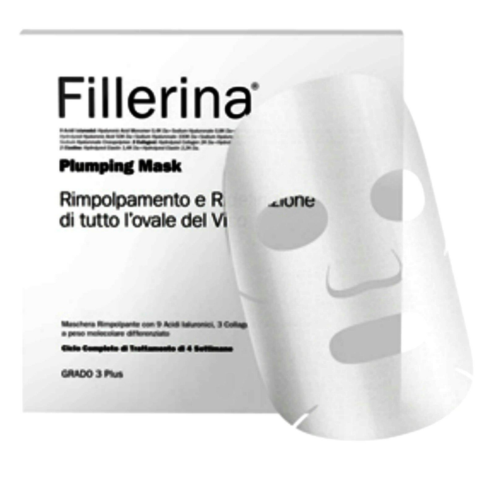 Plumping mask. Fillerina тканевые маски. fillerina plumping mask grade 5.