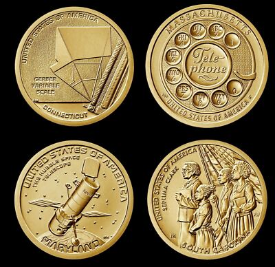2020 COMPLETE American Innovation BU Dollar 4 Coin Set *IMPERFECT DISCOUNTED* US