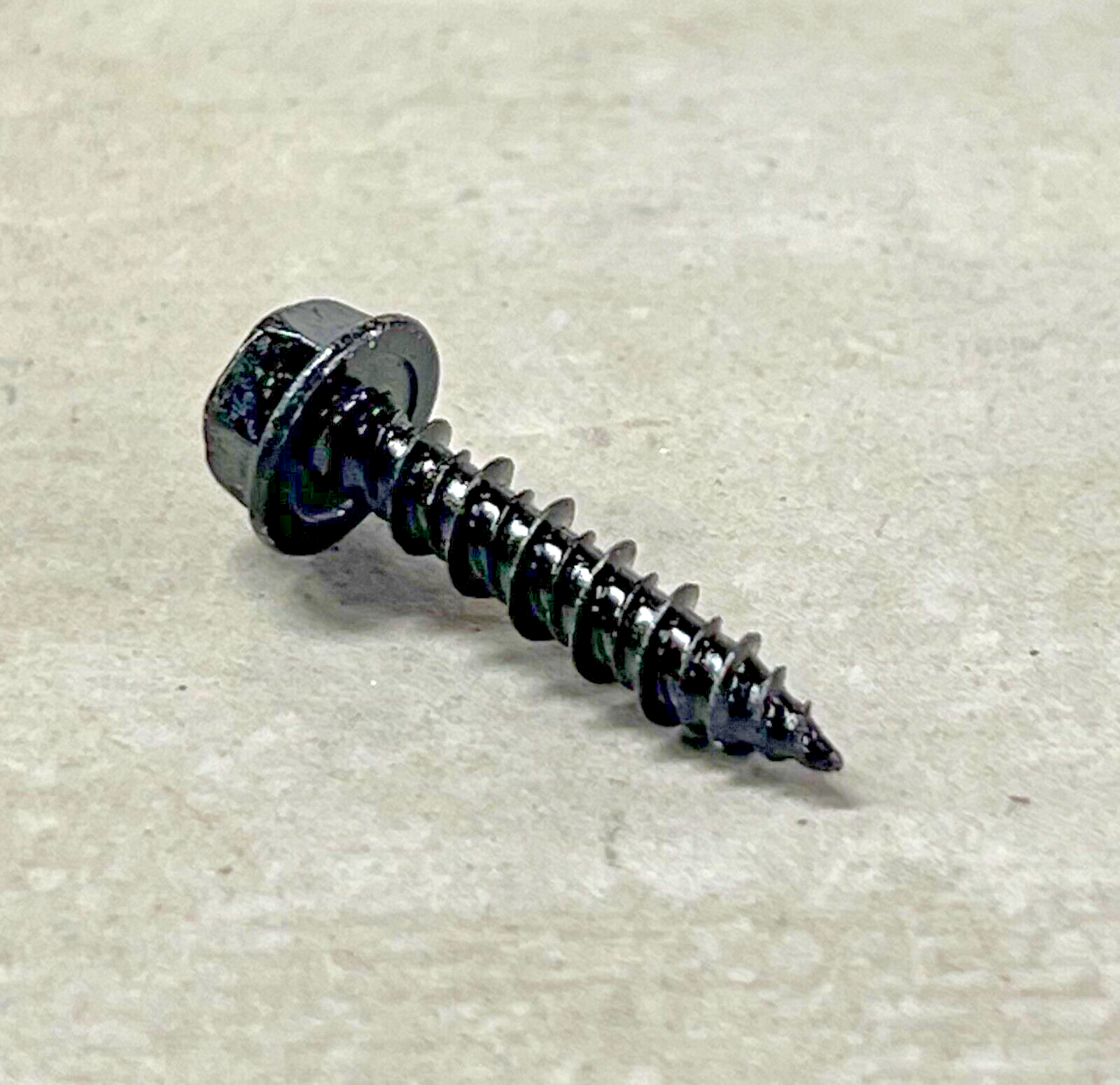 12-16X1 Hex Washer Screw Threaded Black Zinc High Low CA Point CR+3 5 Microns