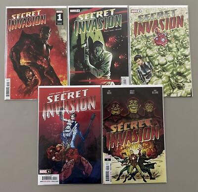 Secret Invasion #1-5 (2022-2023 Marvel) NM Complete Series