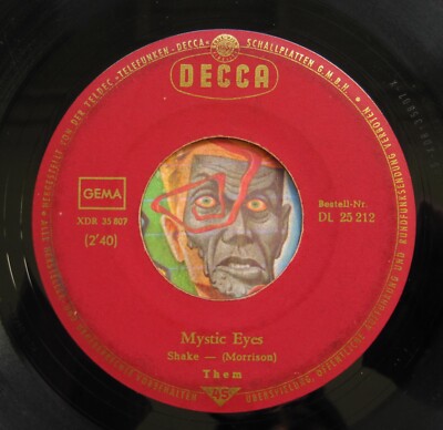 HEAR Them 45 Mystic Eyes / If You And I Could Be germany garage Van Morrison
