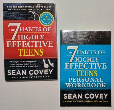 Both The Habits Of Highly Effective Teens book  & Workbook Paperbacks Sean Covey