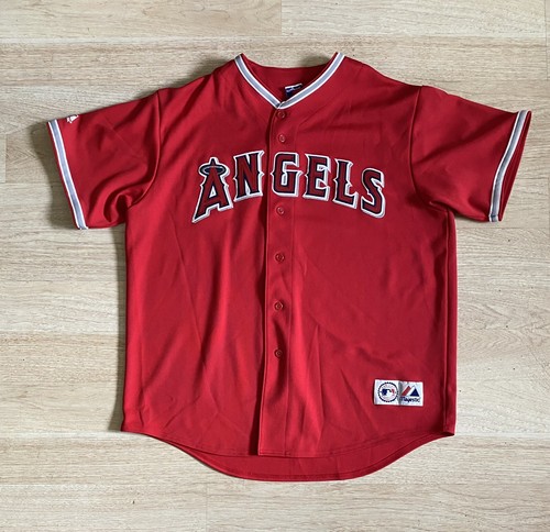 Majestic ANGELS ジャケット XL Men's Los Angeles Angels Majestic Red On-Field Therma Base