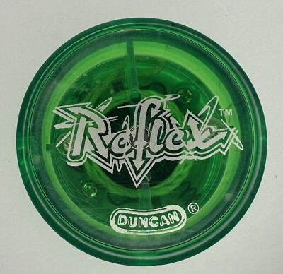 Duncan Toys Reflex Auto Return YoYo, Beginner String Trick Yo-Yo, Green