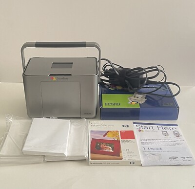 Epson PictureMate PM 240 Digital Photo Inkjet Printer Open Box Used