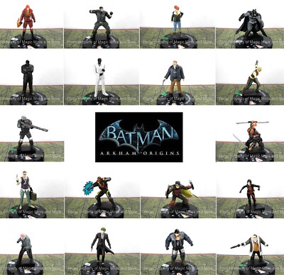 CUR Batman Arkham Origins HeroClix game SET Deathstroke Bane Deadshot Joker Thug