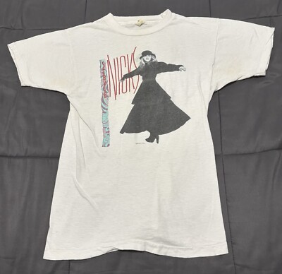 Vintage Stevie Nicks  Rock A Little  1986 World Tour T-Shirt Small Fleetwood Mac