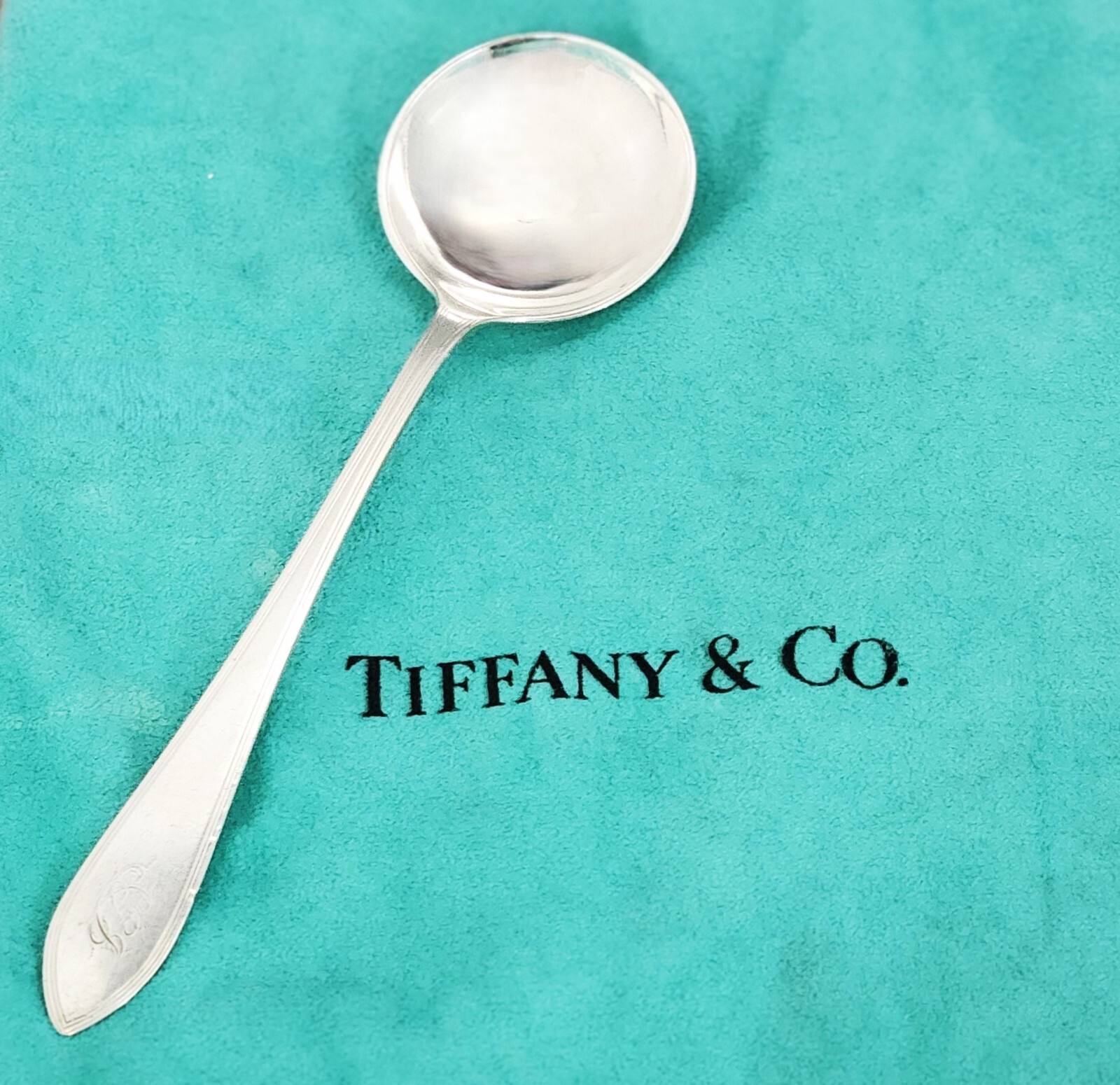 【銀製】Tiffany スプーン REEDED EDGE by TIFFANY & Co. Sterling Silver 5⅜ Inch