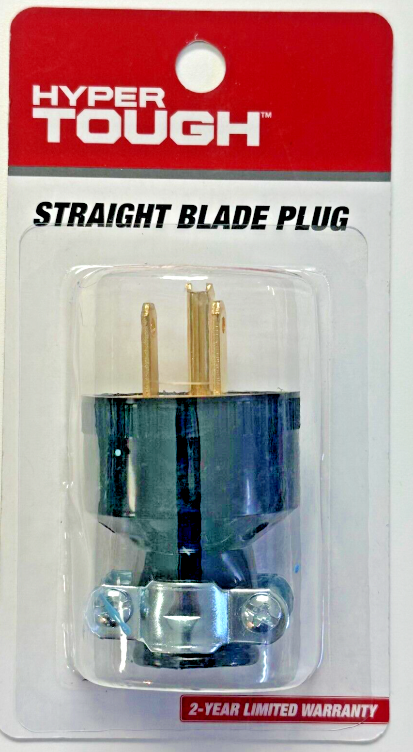 Electrical Plug, Male, Straight Blade, Good for 15A/125V Electrical Plug, Male, Straight Blade, Good for 15A/125V