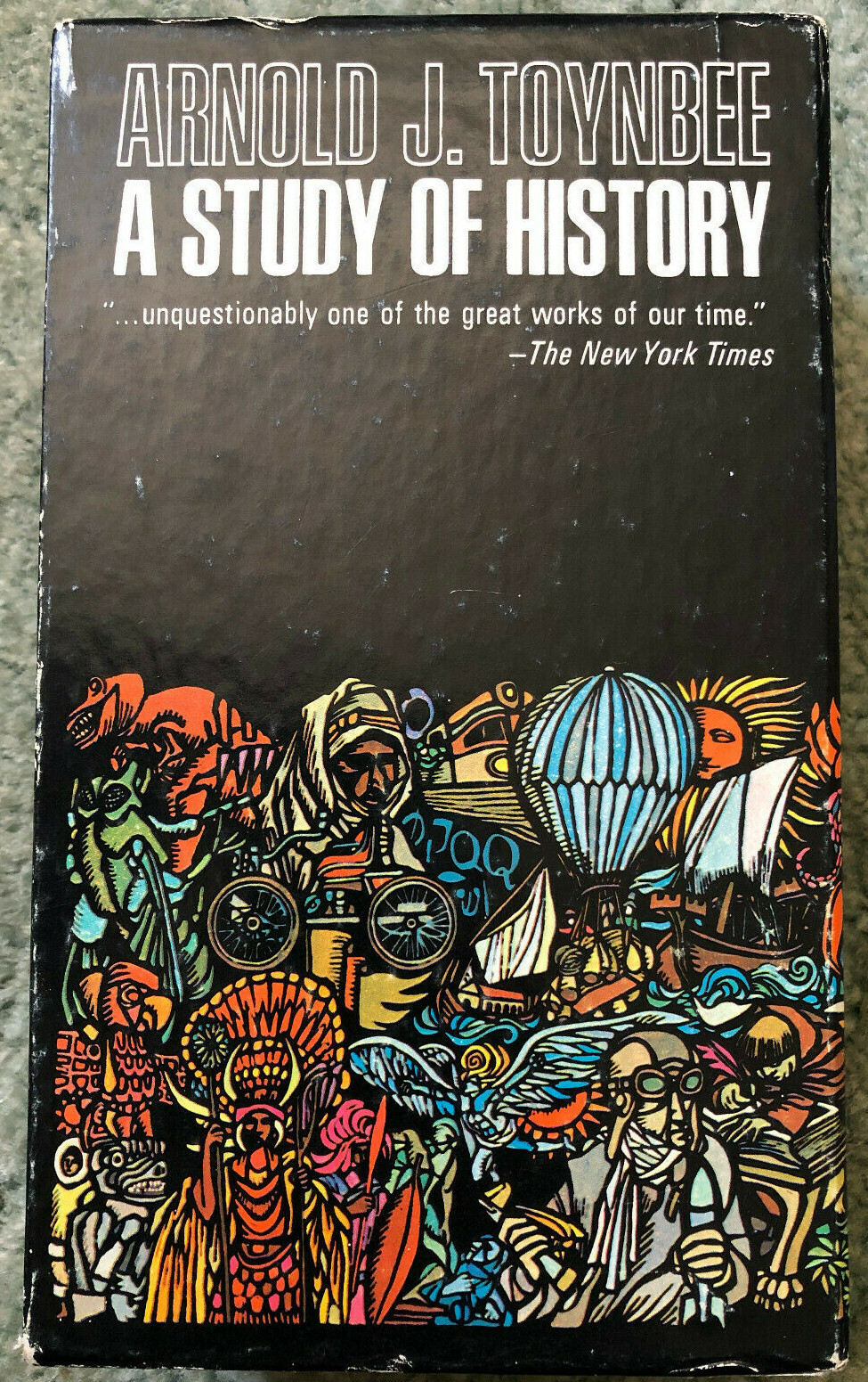 A Study of History, Arnold J Toynbee, Laurel edition boxset