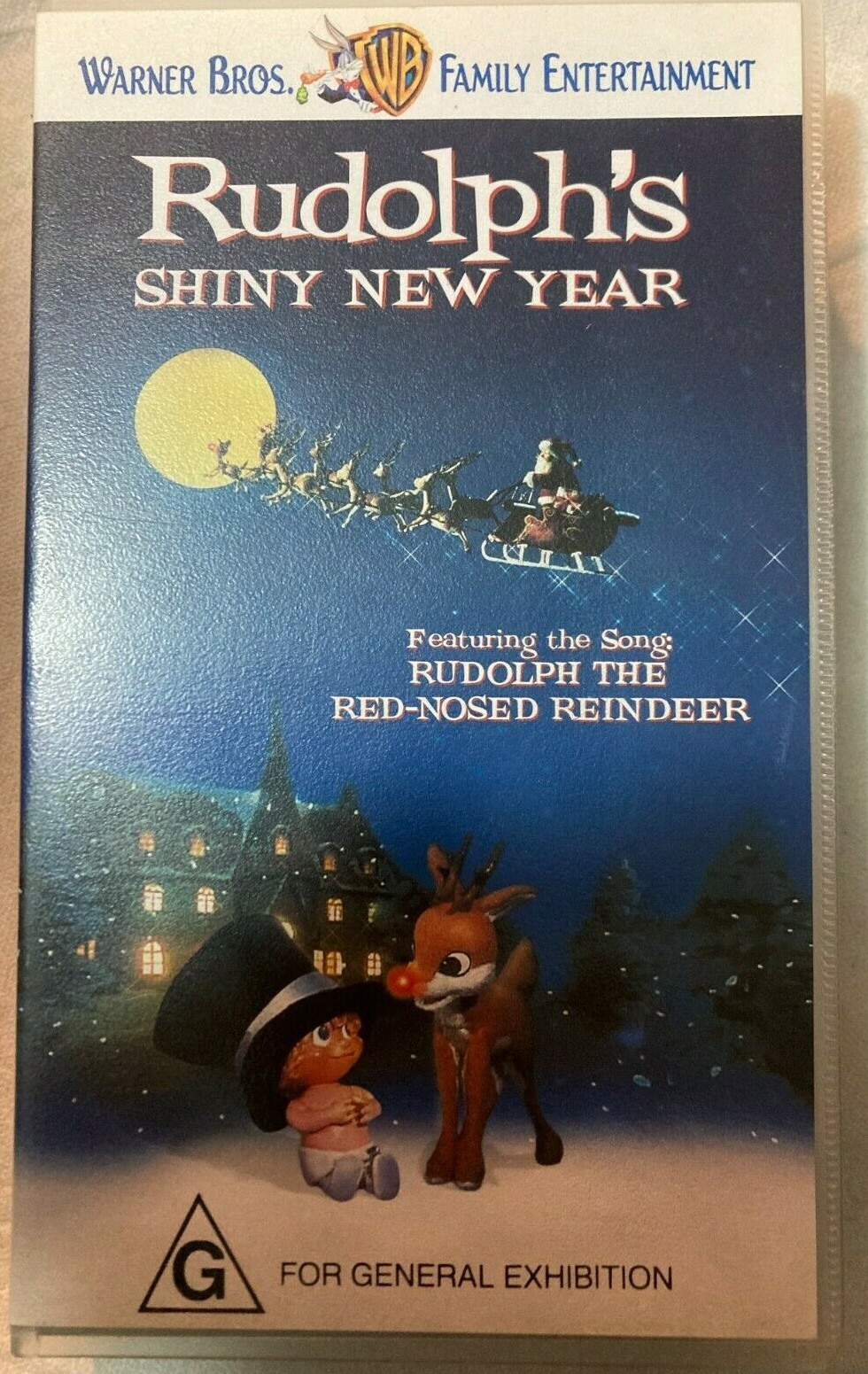 Rudolph's Shiny New Year VHS VIDEO TAPE (70s animated kids