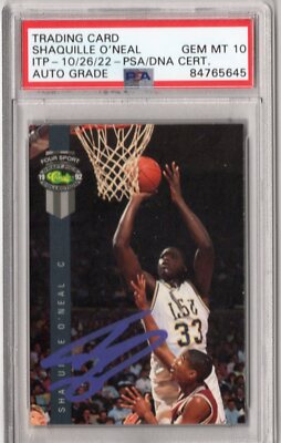 その他 NBA Autograph Card Shaquille O'neal SHAQUILLE O' NEAL ROOKIE OF THE YEAR 1 OF 25,000 SIGNED CARD