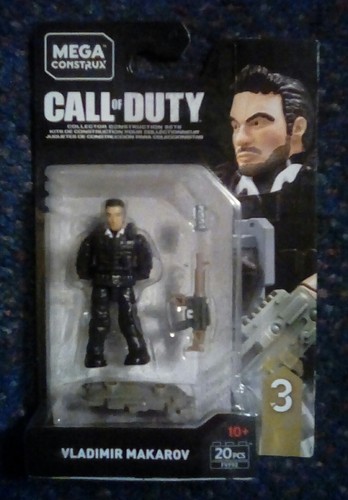 (2) NEW MEGA CONSTRUX CALL OF DUTY SERIES 3 Keegan P. Russ & Vladamir Makarov!