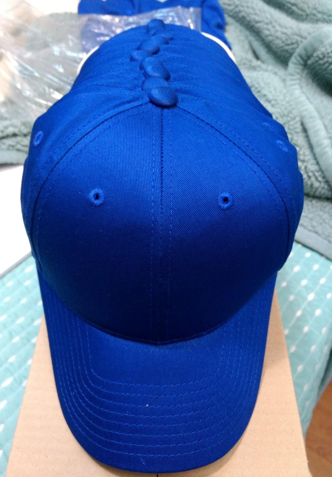 Wholesale NEW LOT 12 Royal Blue Cotton Baseball Hats Caps Blank No Graphics