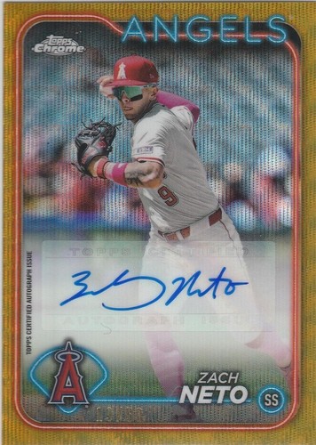 2024 Topps Chrome Update Series - Zach Neto #AC-ZN