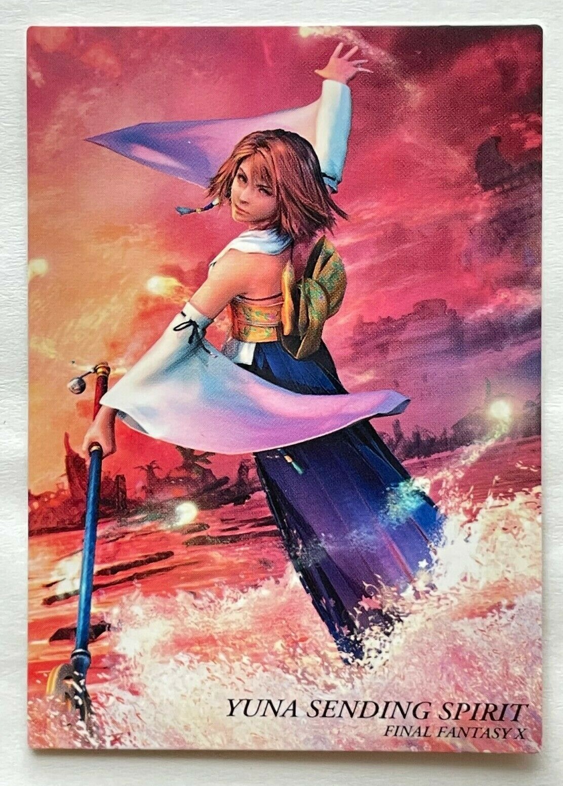 Yuna Final Fantasy X FFX Art Museum Trading Card #461 FF10 Yuna Final Fantasy X FFX Art Museum Trading Card #461 FF10