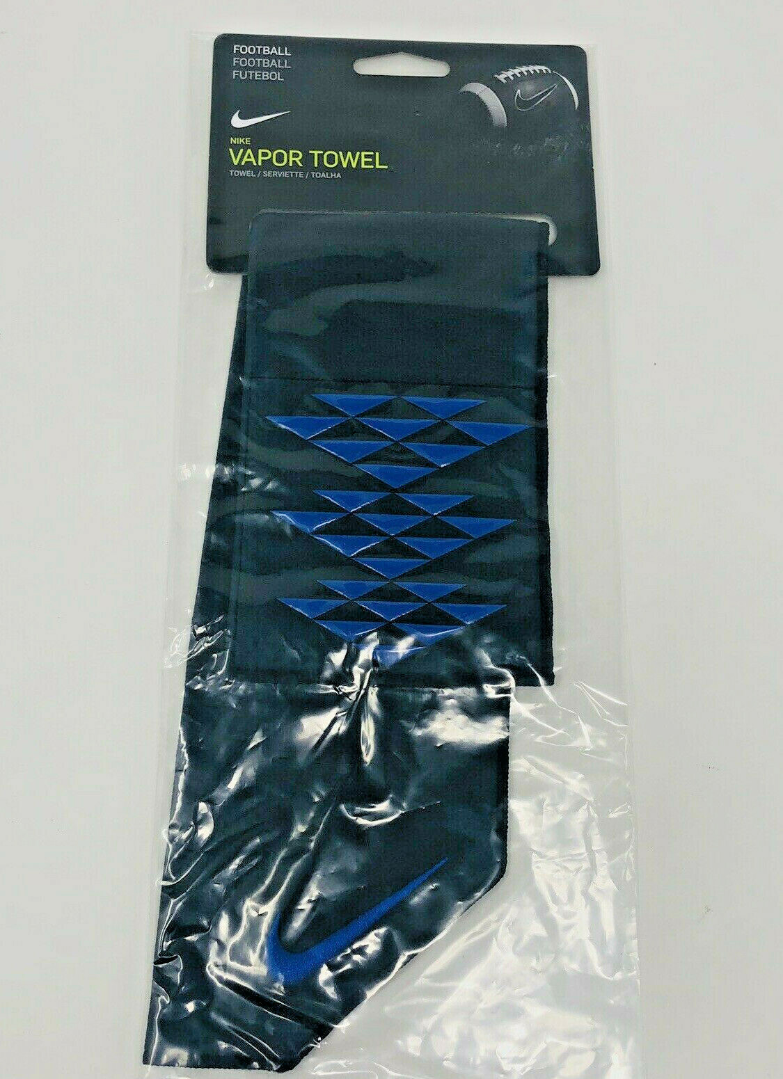blue nike football towel