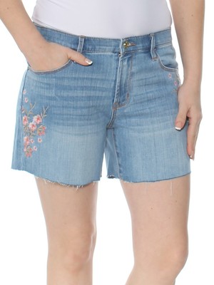 

TOMMY HILFIGER Женские голубые шорты с вышивкой, Light blue, J8BW2648
