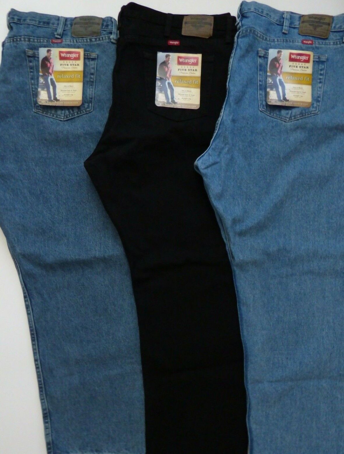 wrangler relaxed fit jeans 44x32