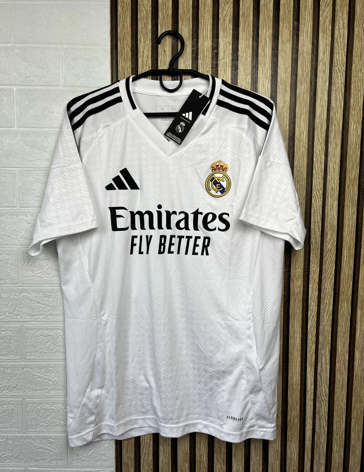 【USED】 Real Madrid adidas 24/25 shirt Real Madrid Jersey 24/25 Home Soccer Football Shirt Adidas Men