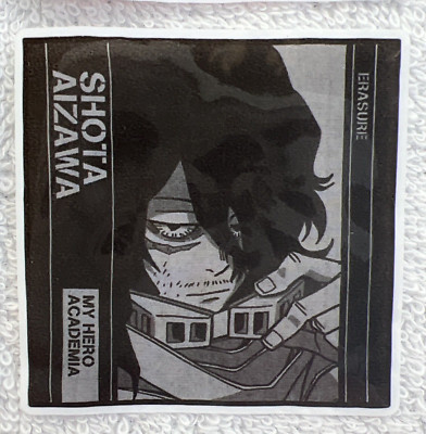 Shota Aizawa Eraser Head 10'' x 10'' Towel My Hero Academia Ichiban Kuji - NEW