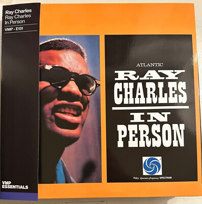 RAY CHARLES   RAY CHARLES IN PERSON - VMP-E131 BLUE 180G VINYL LP NEW - A7