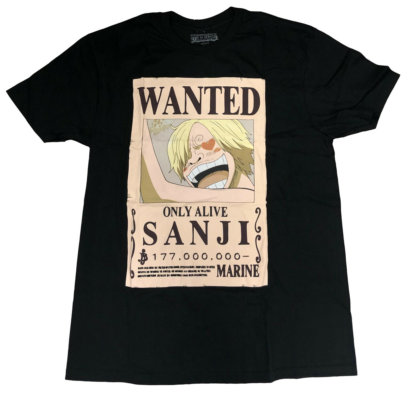 ЭКСКЛЮЗИВНЫЙ плакат One Piece Vinsmoke Sanji Wanted с оригинальным аниме-футболкой #34760