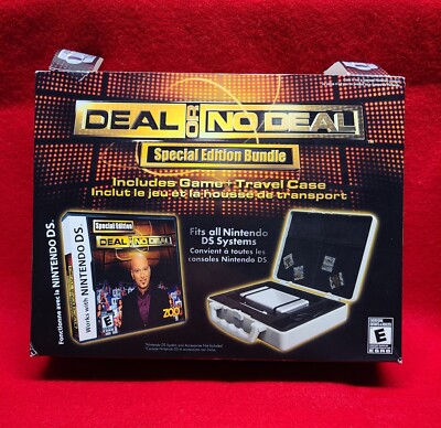 Nintendo DS:  Deal Or No Deal Special Edition with Travel Case  ~ BRAND NEW