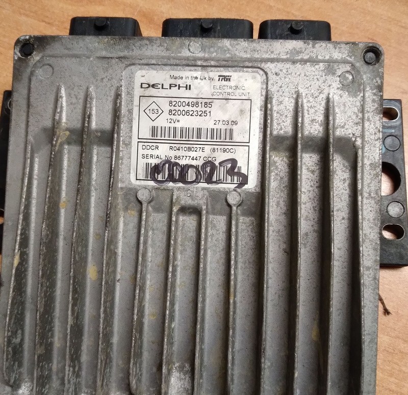 Calculateur Moteur Ecu Delphi Renault Kangoo 1.5 Dci - 8200498185