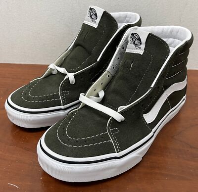 Big Kid's Vans Sk8-Hi Forest Night/True White