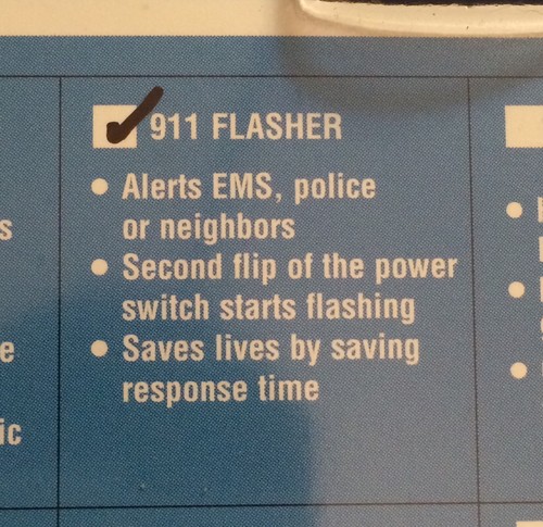 Crimewatch Digital Security Lights 911 Flasher