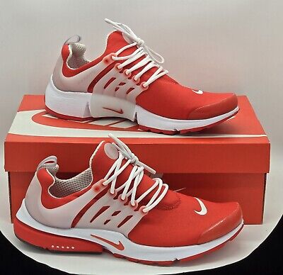 Nike Air Presto Low Mens Athletic Running Shoes Red 305919-611 Size M With Box 