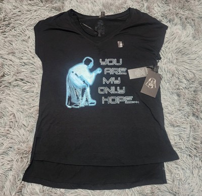 NWT Star Wars Rock & Republic Size XS Princess Leia Black Sleeveless Top