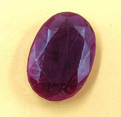 Natural Blood Red Ruby 30Ct Oval Cut EGL Certified Loose Gemstone AKG