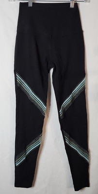 Womens Beyond Yoga Sz SM Leggings Black Pull On Ankle Stretch Activewear