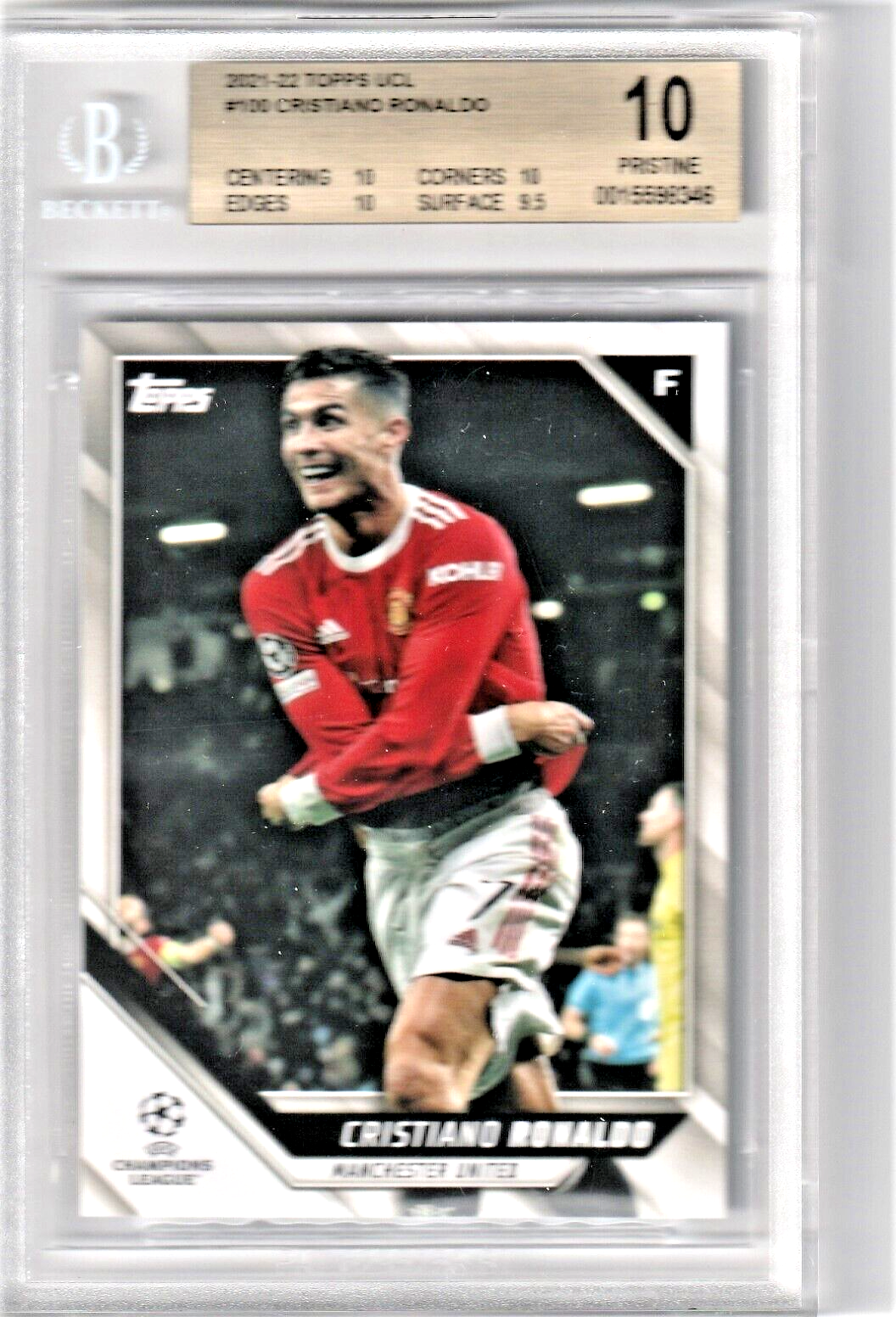 その他 PSA10 20-21 TOPPS UCL JAPAN /75 RONALDO PSA10 2020-21 TOPPS UCL JAPAN EDITION #100 BLUE REFRACTOR