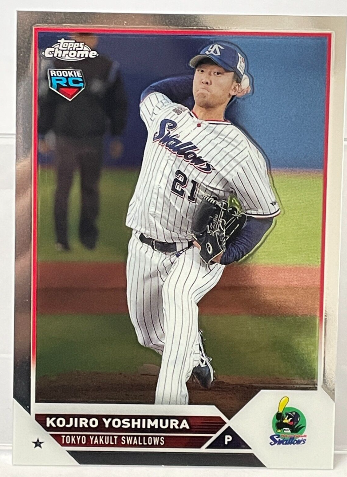 Kojiro Yoshimura 2023 Topps Chrome NPB #35 RC Tokyo Yakult
