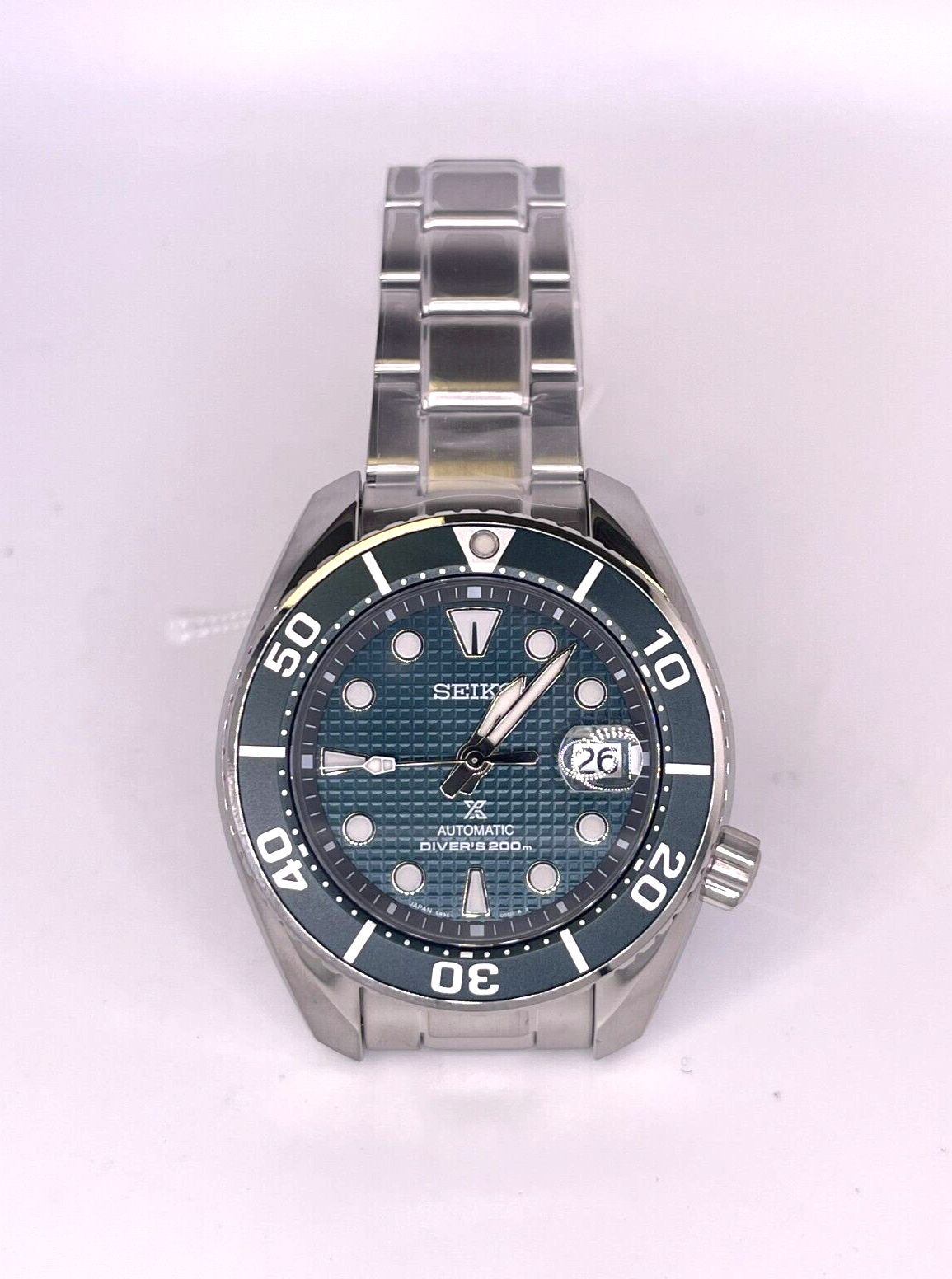 Pre-owned Seiko Luxe Prospex Built For The Ice Diver Green Spb177 In Box With Tags