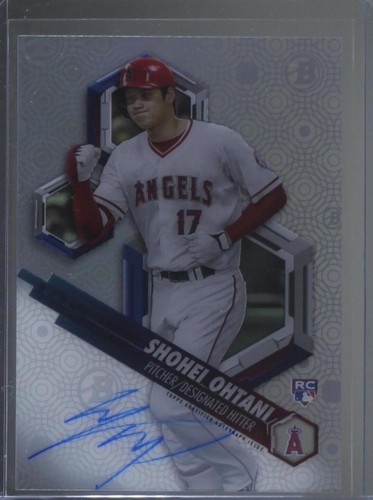大谷選手RCイヤー2018Topps Bowman High Tek Hobby 2018 Bowman High Tek Shohei Ohtani Auto Rookie Card RC Tides
