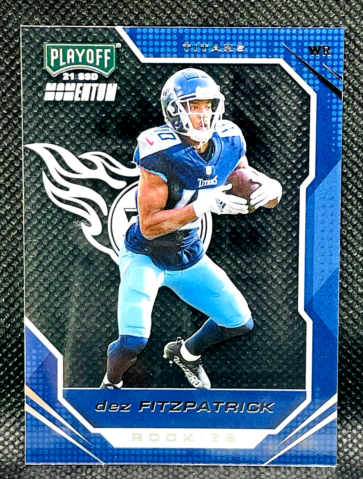 2021 Panini Playoff Momentum - DEZ FITZPATRICK RC - Acetate Rookie Card - TITANS. rookie card picture