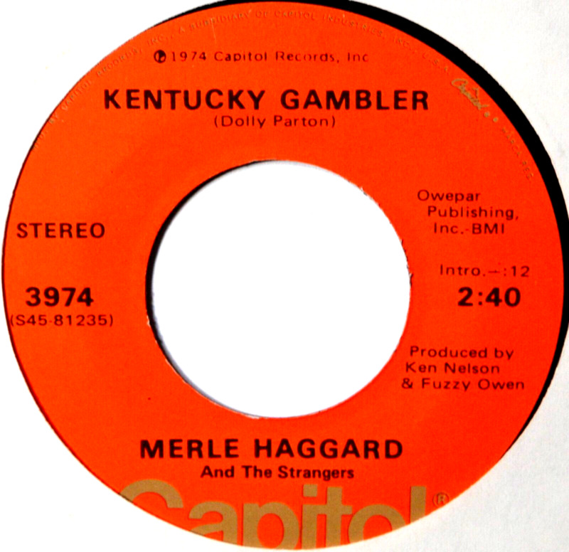 Merle Haggard Kentucky Gambler / I'Ve Got A Darlin' Country 45 7