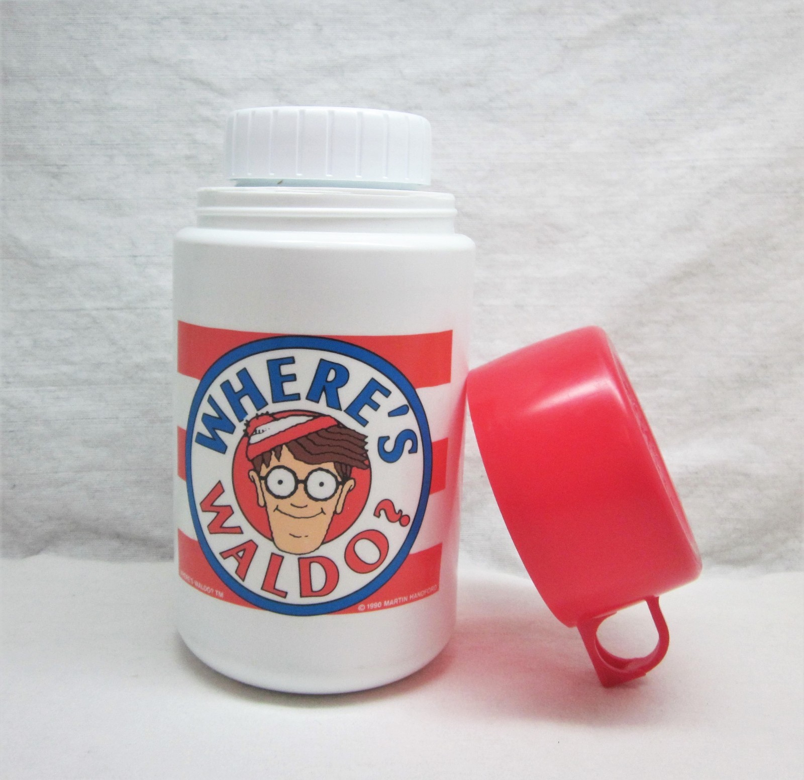 Vintage - 1990 Where's Waldo Thermos - GREAT CONDITION/AS-IS