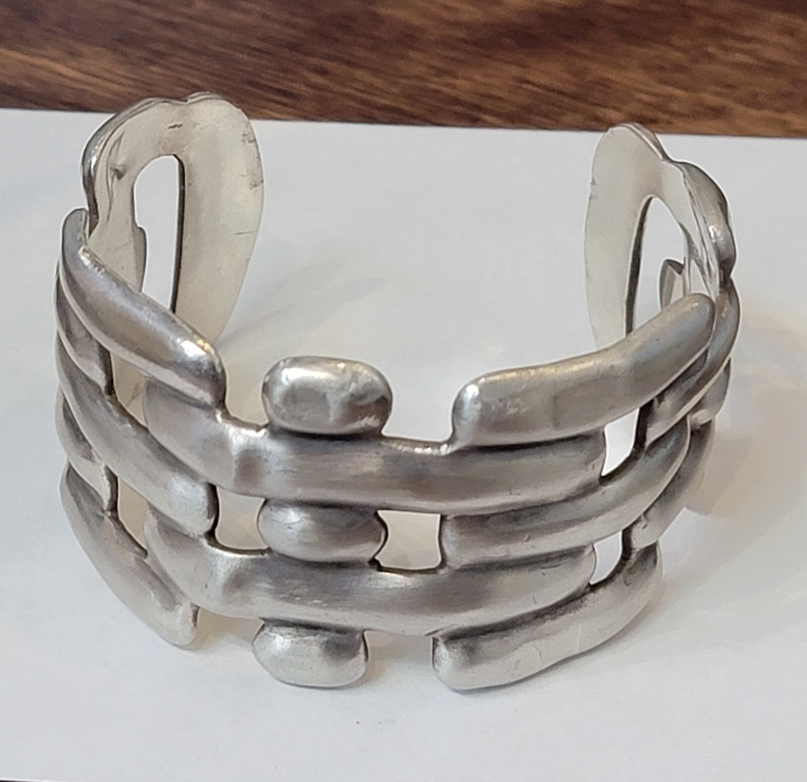 V*x様 Tah'Bah IngotSilver Cuff c.1945 Navajo Sterling Cuff with Rocker Designs by TAHE – GSL